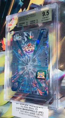 ️BGS 9.5 SON GOKU #UM4-SEC ULTRA INSTINCT 2018 UNIVERSE MISSION 4 JAPANESE! - Picture 4 of 7