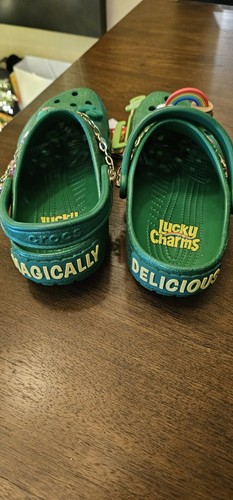 Crocs Lucky Charms Green. New, Mens Size 11 Women Size 12 - Picture 4 of 8