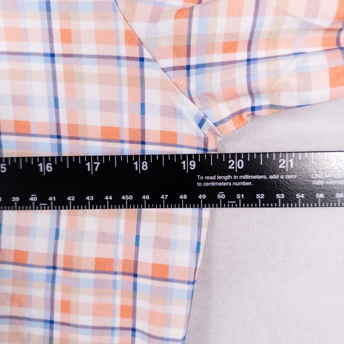 Camisa Polo Leon Levin Mujer Mediana Multicolor A Cuadros Jersey Tejida Manga Larga - Imagen 5 de 8