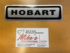 NEW 4-1/8"x1-1/8" Hobart Equipment Sticker Decal Emblem LOGO Decal Mixer #7846