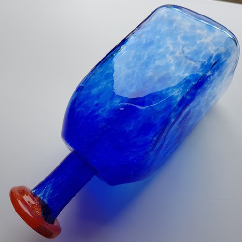 Swedish Art Glass Glashyttan by Steffan Gellerstedt vase bottle Vintage 1980s - Picture 2 of 24