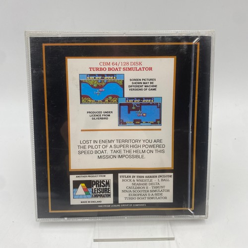Turbo Boat Simulator - Commodore 64 C64 Game Floppy - Picture 3 of 3