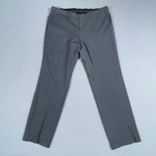 Hugo Boss Pants Men 36 - 35x30 Grey Wool Slacks Formal Office Career