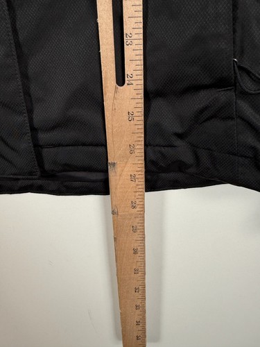 The North Face Womens Full Zip Hyvent Waterproof Lined Jacket Black Sz M 21x27.5 - Picture 9 of 11
