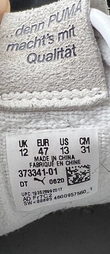 PUMA Ralph Sampson White Blue Leather Sneakers 373341-01 Size 13 - Picture 10 of 10