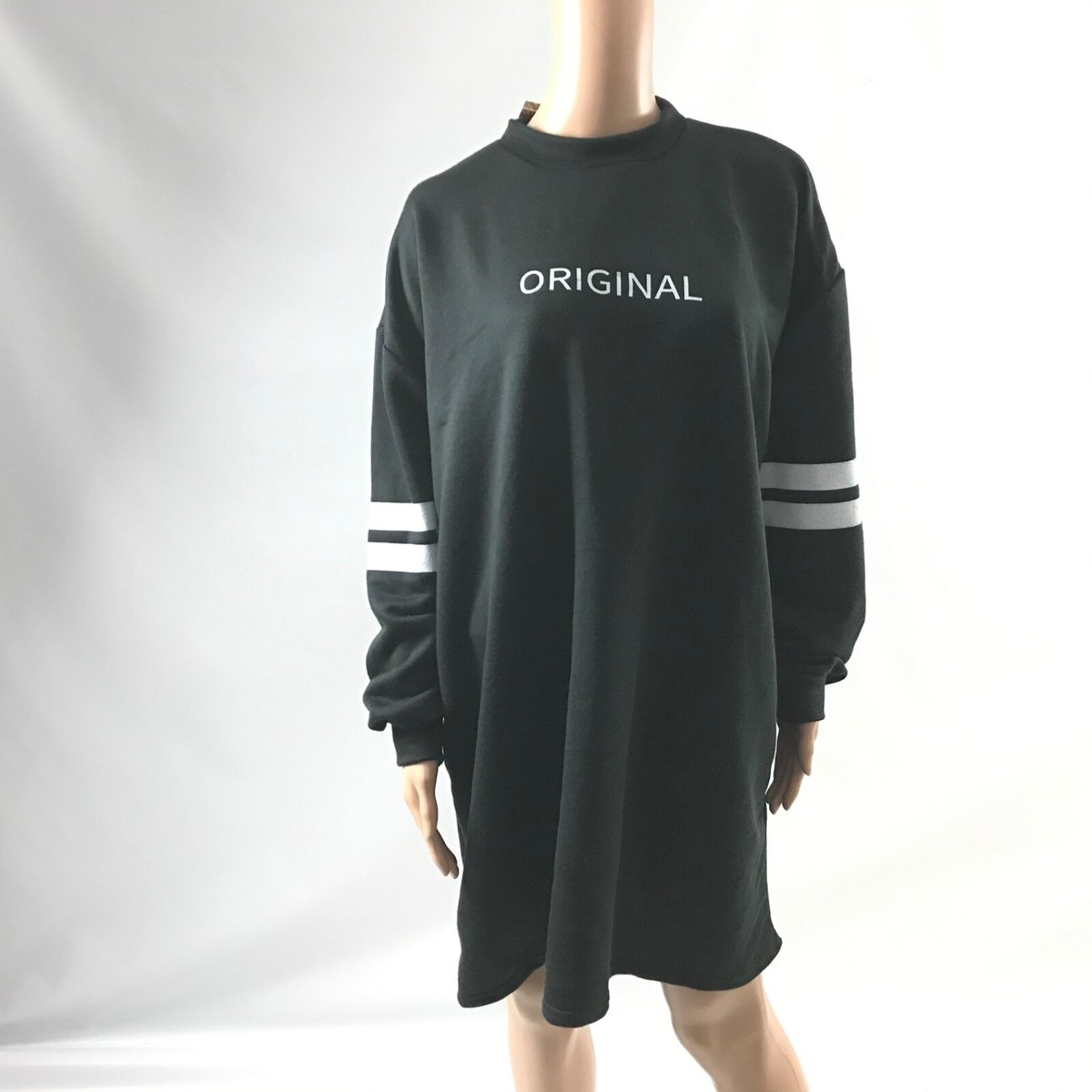 boohoo oversized shirt dress Navy Oversized Button Down Shirt Dress