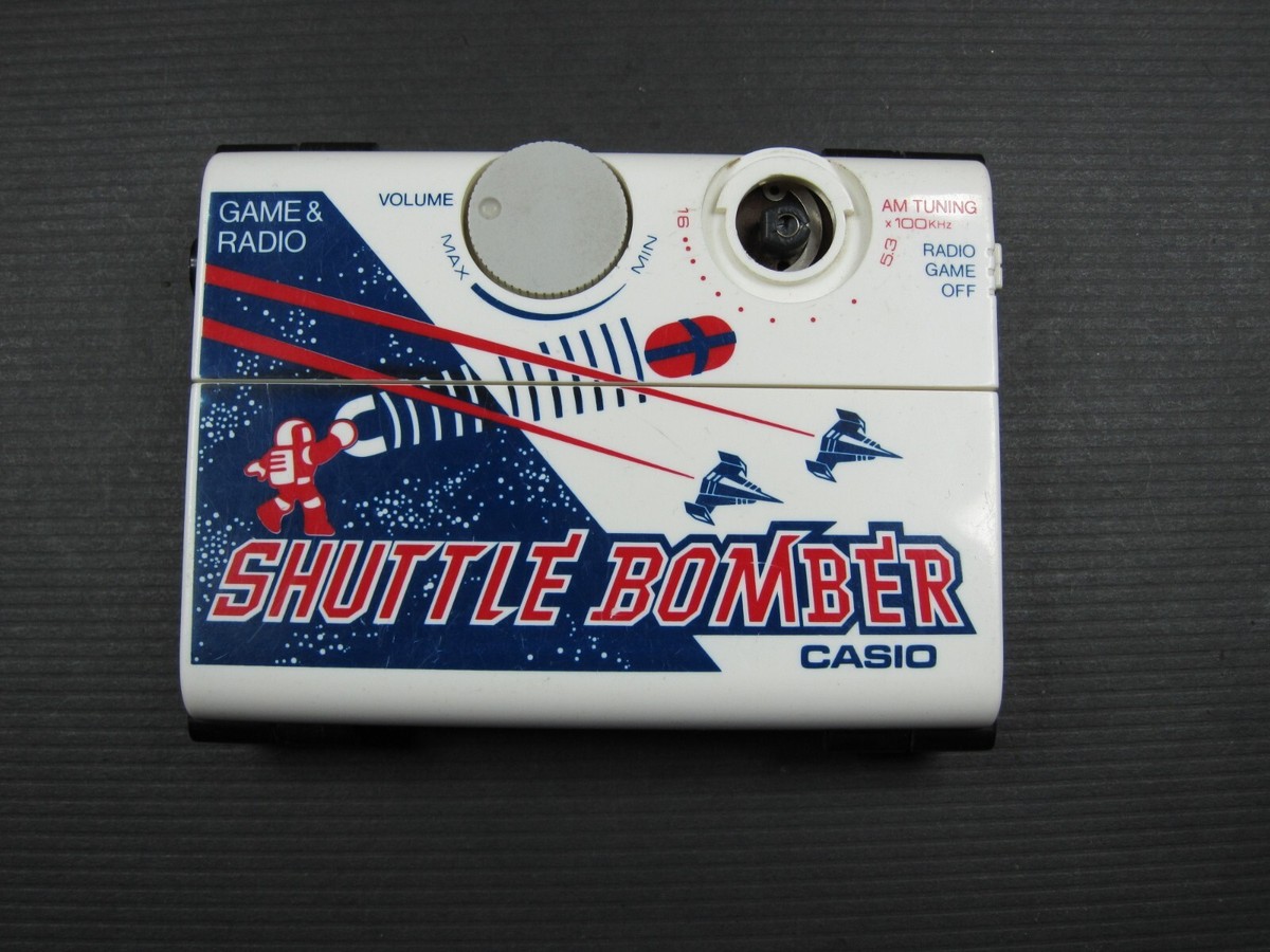 CASIO ゲーム&ラジオ SHUTTLE BOMBER 送料無料