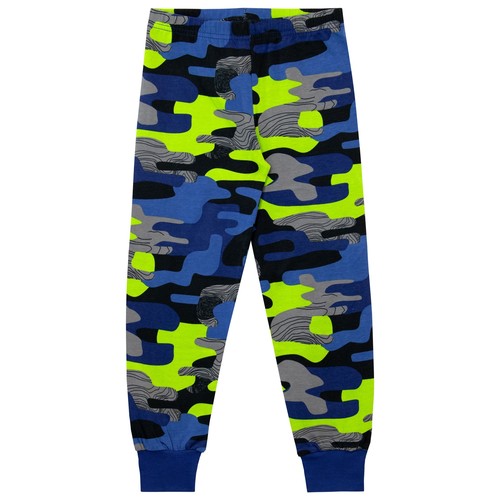 Camouflage Skull Pyjamas Kids Boys 6 7 8 9 10 11 12 Years PJs Long Sleeve Set - Picture 6 of 8