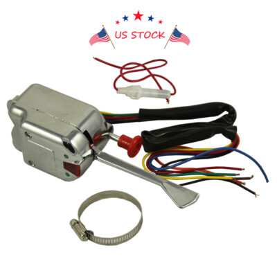 Wilk nuevo Hot Rod de la Calle cromado universal Turn Signal Interruptor para Buick Ford GM 12 V Heavy Duty clásico Car Truck Street Rod Dune Buggy Sand Rail