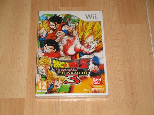 DRAGON BALL Z BUDOKAI TENKAICHI 3 DE BANDAI PARA NINTENDO Wii NUEVO PRECINTADO - Imagen 1 de 2
