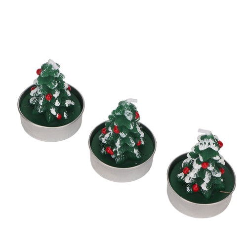 Christmas Tree Tealight Candles Hand Crafted Delicate Christmas Tree Shaped ECA - Picture 18 of 22