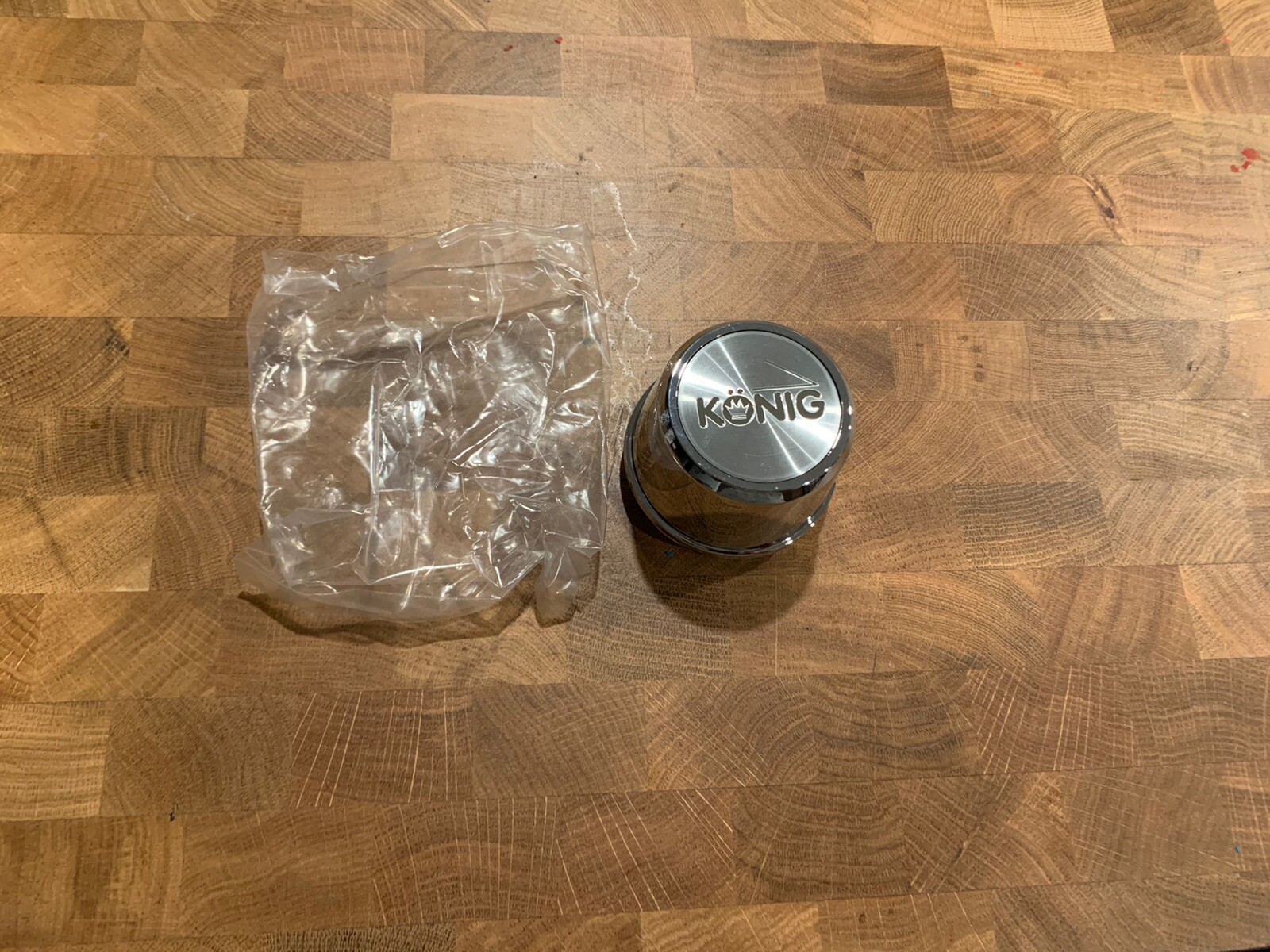 NEW KONIG Custom Wheels CHROME Wheel Rim Dust Hub Hubcap Cover Center Cap-image