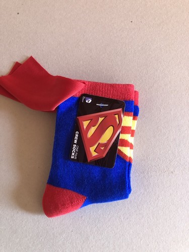 Childerns Socks Super Hero 4 Pack Size S - Picture 4 of 5
