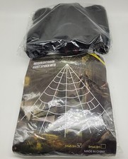 Indoor Outdoor Giant Spider Web 7m X 5.5m  1 Giant Spider Halloween Decor