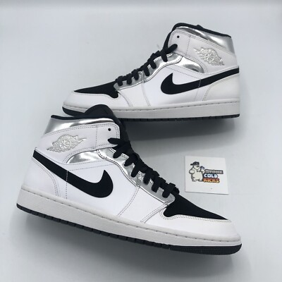 超美品♡Nike Air Jordan 1 Mid ♡21cm ステッカー付き Nike Air Jordan 1 Mid Alternate 554724-121 Size 9 Pass The Torch