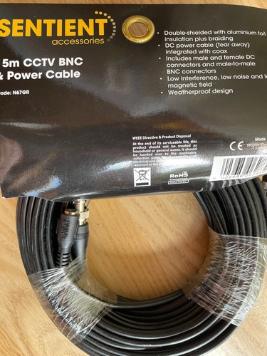 Sentient 30M CCTV BNC Power Cable AND 15M CCTV BNC Cable - 第 5/7 張圖片