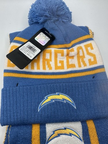 LOS ANGELES /CHARGERS/ Beanie  And SCARF  SET - Picture 2 of 3
