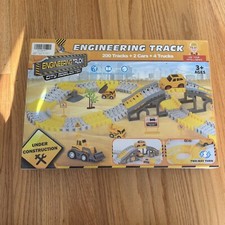 236 Piece Flexible Engineering Race Car Tracks Play Set Toy for Kids 3-6 Years