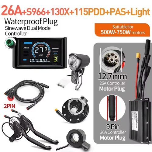 EBike 36V/48V 17-30A Controller+S866 Display&Light Brake PAS for350W-1000W Motor - Picture 27 of 28