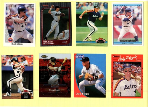Craig Biggio 28 Karten Lot Houston Astros - Bild 2 von 4