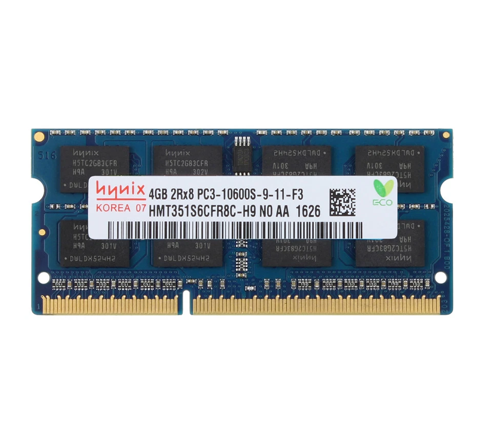 Für Hynix 4GB 2RX8 DDR3 1333 MHz PC3-10600 204PIN SODIMM Laptop Arbeitsspeicher