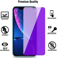 for iPhone 11 / iPhone XR 6.1" Anti-Blue Light Screen Protector Tempered Glass