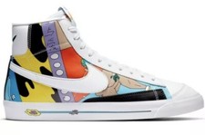 NIKE Blazer '77 Flyleather Men's UK 9 Shoe Ruohan Wang Multi Earth 2020 NEW