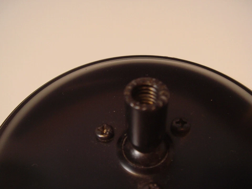 Espejo retrovisor redondo Harley 5" réplica G UL EL VL FL WL negro 1934-57 V-Twin 49-0912 X4 Foto 3 de 4