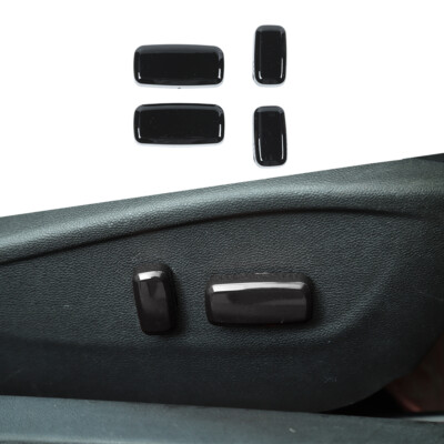 #ad Black Electric Seat Adjust Handle Switch Button Trim 4pcs For Camaro 2010 2015 $20.49