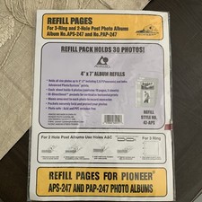 Pioneer Photo Album Refill Pages Packs 47-APS 4" x 7" for APS-247