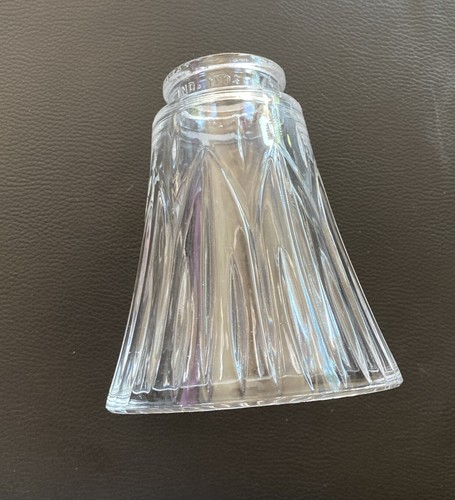 Elegant Crystal Pattern Glass Light Globe Or Shade Thomas Ind. 1994 - Picture 2 of 6