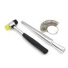 Ring sizer finger guage mandrel finger sizing measure stick standard tool .cf