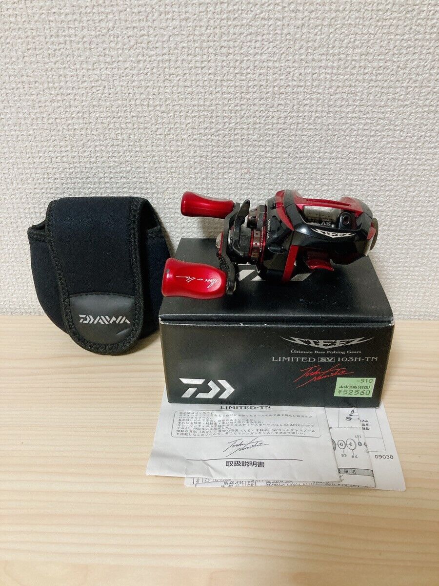 Daiwa Baitcasting Reel 14 STEEZ LTD SV 103H-TN Toshi Namiki Daiwa Baitcasting Reel 14 STEEZ LTD SV 103H-TN Toshi Namiki