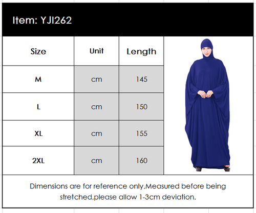 Islamic Overhead Caftan Abaya Women Muslim Maxi Dress Prayer Burqa Khimar Kaftan - Picture 53 of 69