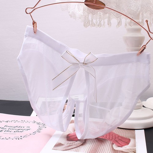 Women Sexy Open Crotch Panties Briefs Crotchless Lingeries Underwear Knickers - Picture 15 of 28