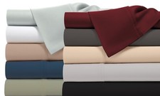 1800 Thread Count Bamboo Comfort Extra Soft Bed Sheet Set Deep Pocket -12 Colors
