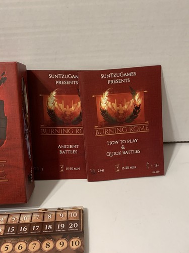 Sun Tzu Burning Rome: Rome's Nightmare - Kartenspiel Emil Larsen - KOMPLETT! - Bild 2 von 5