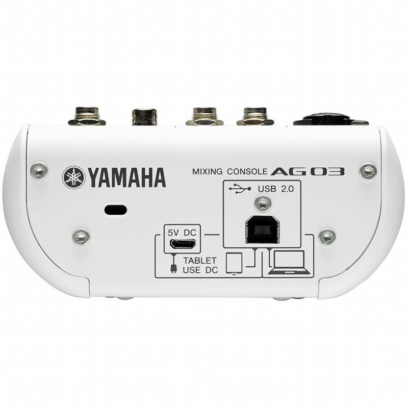 YAMAHA AG03 Multi Purpose 3-Channel Mixer/Usb Audio