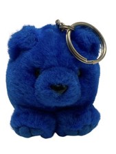 Puffkins Plush Swibco Bear Blue Keychain Vtg 1994 Stuffed Animal Mini 90s