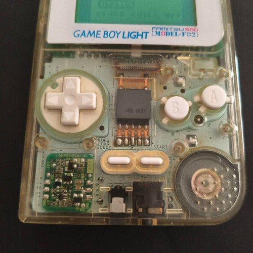 Nintendo GAMEBOY Light FAMITSU 500 Limited Clear Color Console MODEL-F02 Japan - Picture 2 of 9