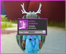 White Antlers #E5E5E5 - Roblox World Zero