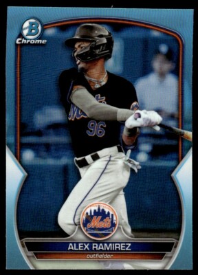 2023 Bowman Draft Chrome Sky Blue Refractors Alex Ramirez #BDC-17 JW1