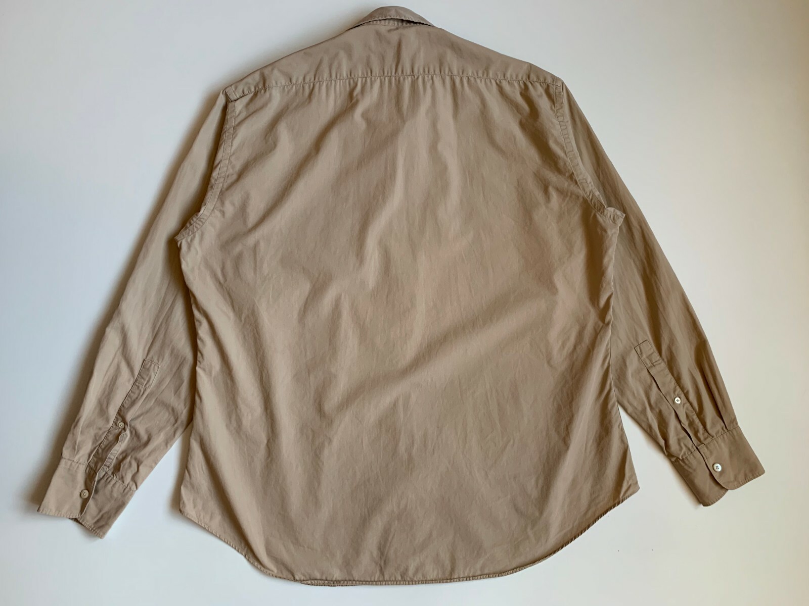 Camicia da uomo beige Saint Laurent taglia XL