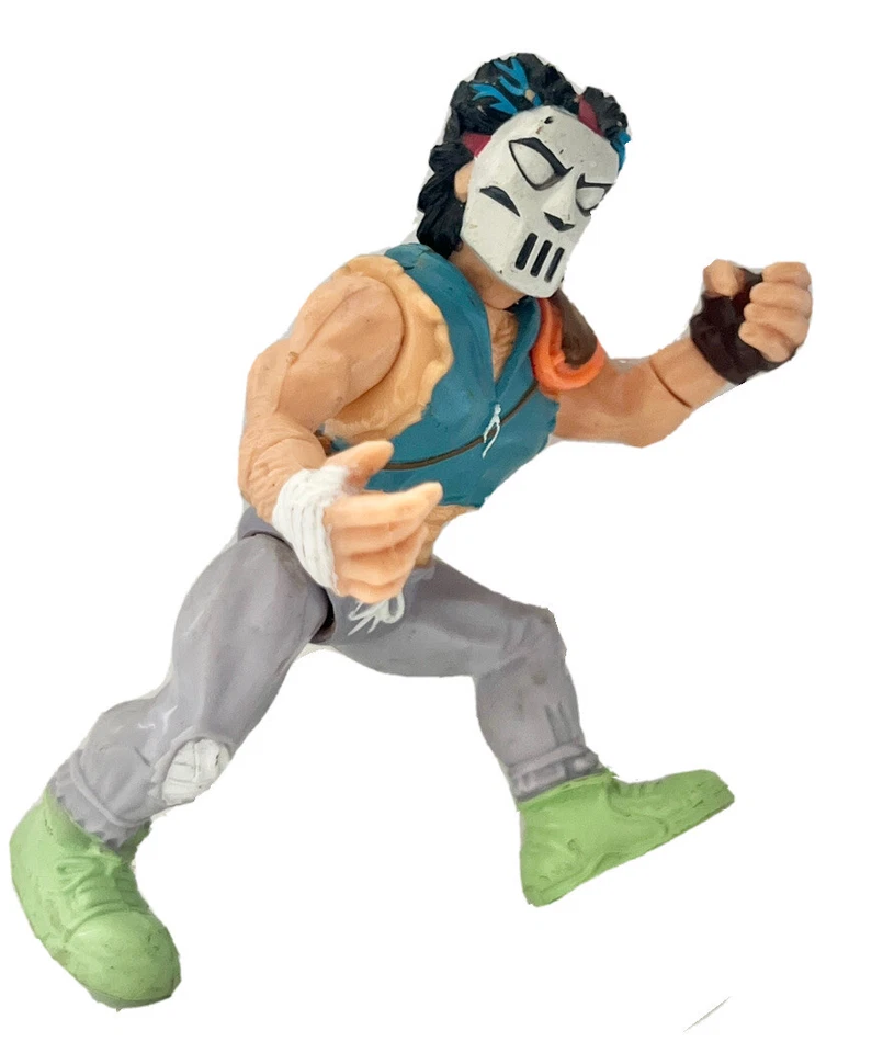 Figura de acción Playmates Casey Jones TMNT 1989 Teenage Mutant Ninja Turtles de colección Foto 4 de 4
