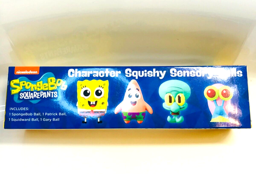Pantalones Cuadrados Bob Esponja **BOLAS SENSORIALES BLANDAS** Juego de 4 Piezas NUEVO en CAJA - Imagen 3 de 3