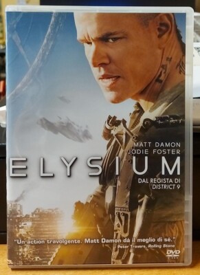 ELYSIUM DVD FANTASCIENZA MATT DAMON JODIE FOSTER CONSEGNA 24/48H CON BRT