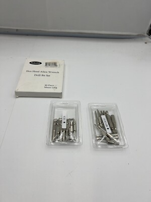 Pack of 30-NAUIX Hex Head Allen Wrench Drill Bit 50mm long