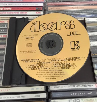 The Doors ~ 24 Karat Gold Plated Cd Made in Japan GZS 1023 The Doors ~ 24 Karat Gold Plated Cd Made in Japan GZS 1023