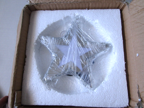 Star Metal Glass Flush Light Modern Ceiling Light Fixture Greelustr NEW - Picture 4 of 12