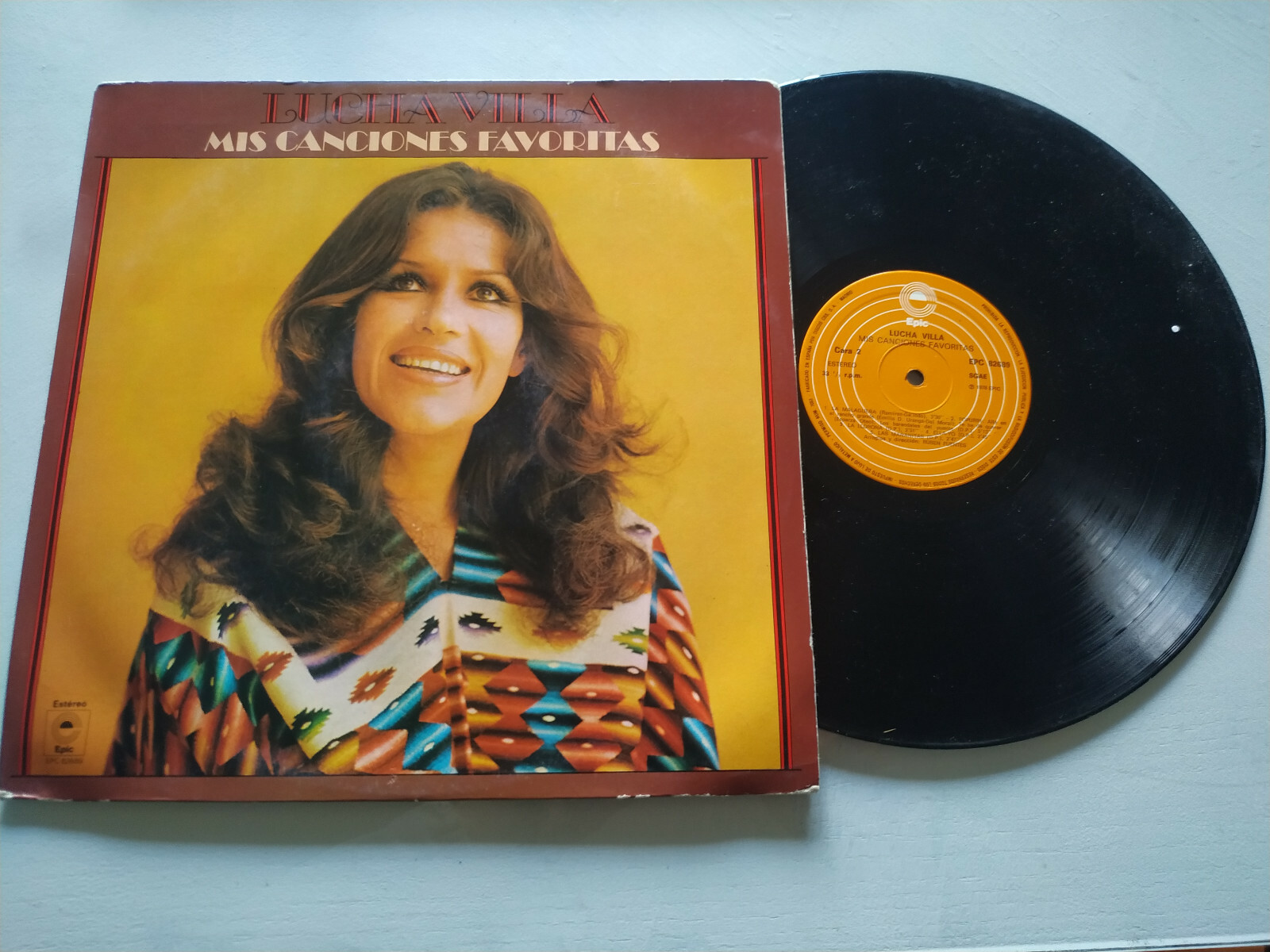 Lucha Villa My Favorite Songs Epic 1978 - LP Vinyl 12"" VG/VG
